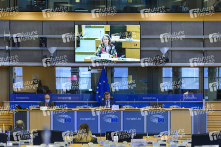Sitzung im Europäischen Parlament in Brüssel