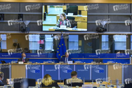 Sitzung im Europäischen Parlament in Brüssel