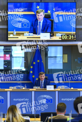 Sitzung im Europäischen Parlament in Brüssel