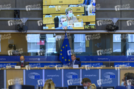 Sitzung im Europäischen Parlament in Brüssel