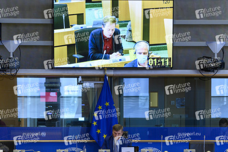 Sitzung im Europäischen Parlament in Brüssel