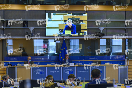 Sitzung im Europäischen Parlament in Brüssel