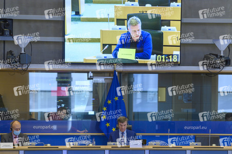 Sitzung im Europäischen Parlament in Brüssel