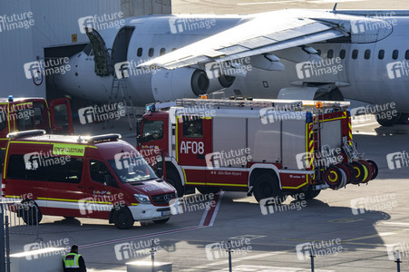 Notfallübung am Flughafen Köln/Bonn