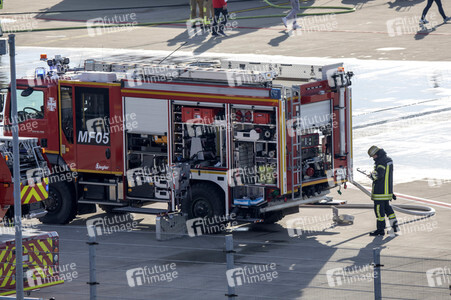 Notfallübung am Flughafen Köln/Bonn