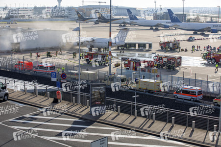 Notfallübung am Flughafen Köln/Bonn