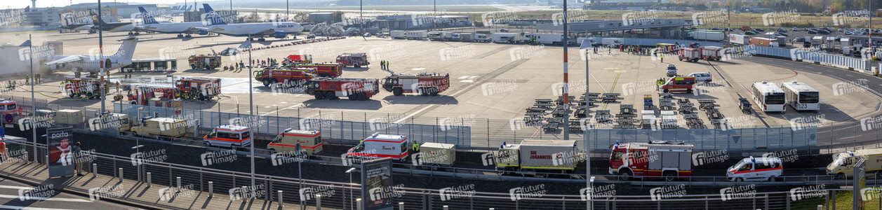 Notfallübung am Flughafen Köln/Bonn