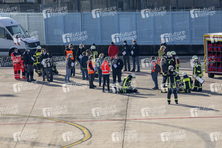 Notfallübung am Flughafen Köln/Bonn