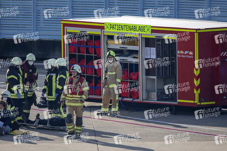 Notfallübung am Flughafen Köln/Bonn