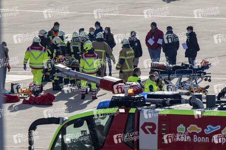Notfallübung am Flughafen Köln/Bonn