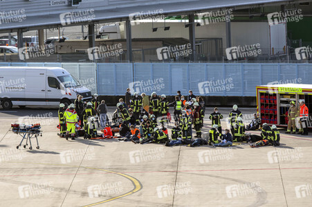 Notfallübung am Flughafen Köln/Bonn