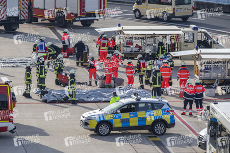 Notfallübung am Flughafen Köln/Bonn