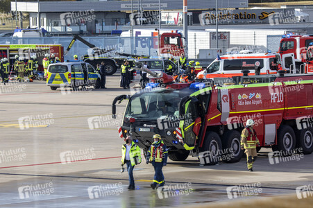 Notfallübung am Flughafen Köln/Bonn