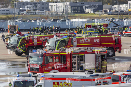 Notfallübung am Flughafen Köln/Bonn