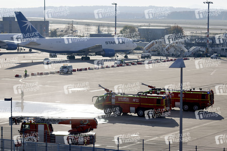 Notfallübung am Flughafen Köln/Bonn