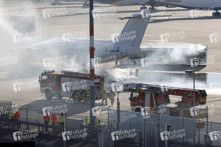 Notfallübung am Flughafen Köln/Bonn