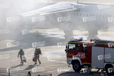 Notfallübung am Flughafen Köln/Bonn