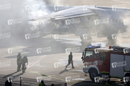 Notfallübung am Flughafen Köln/Bonn