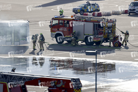 Notfallübung am Flughafen Köln/Bonn