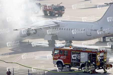 Notfallübung am Flughafen Köln/Bonn
