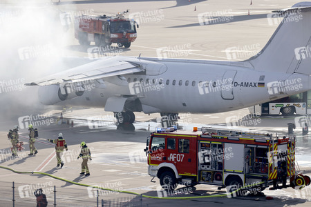 Notfallübung am Flughafen Köln/Bonn