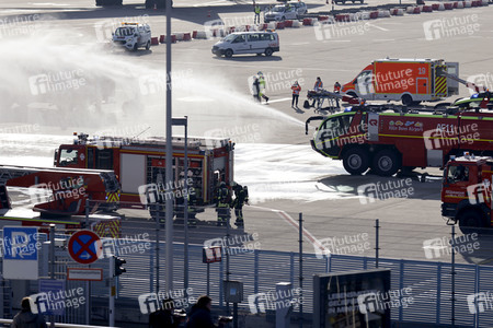 Notfallübung am Flughafen Köln/Bonn