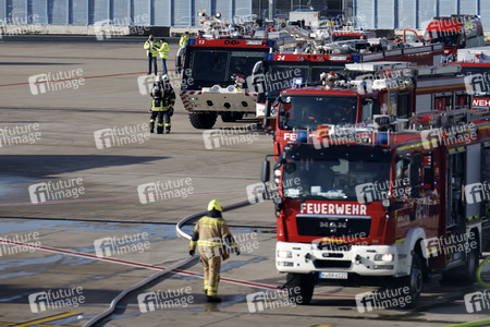 Notfallübung am Flughafen Köln/Bonn