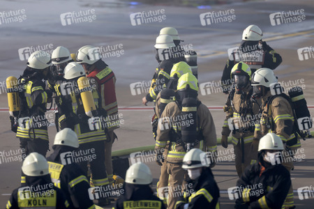 Notfallübung am Flughafen Köln/Bonn