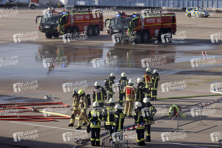 Notfallübung am Flughafen Köln/Bonn