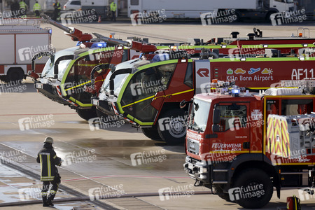 Notfallübung am Flughafen Köln/Bonn