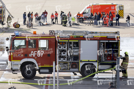 Notfallübung am Flughafen Köln/Bonn