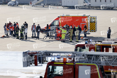 Notfallübung am Flughafen Köln/Bonn