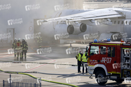 Notfallübung am Flughafen Köln/Bonn
