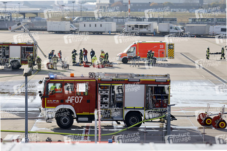 Notfallübung am Flughafen Köln/Bonn