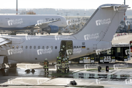Notfallübung am Flughafen Köln/Bonn