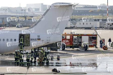 Notfallübung am Flughafen Köln/Bonn