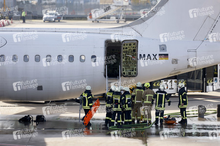 Notfallübung am Flughafen Köln/Bonn