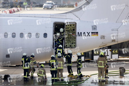Notfallübung am Flughafen Köln/Bonn