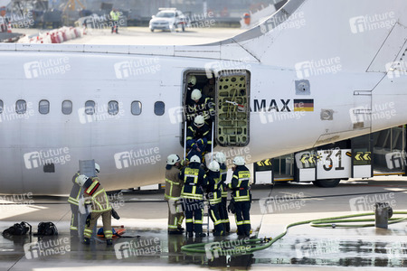 Notfallübung am Flughafen Köln/Bonn