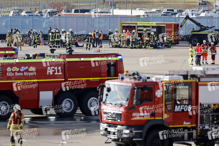 Notfallübung am Flughafen Köln/Bonn
