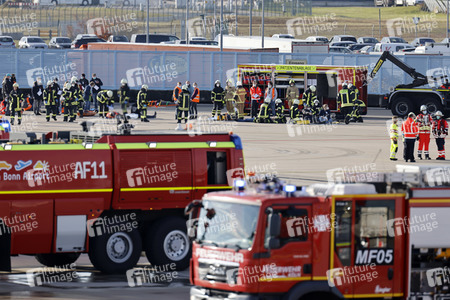 Notfallübung am Flughafen Köln/Bonn