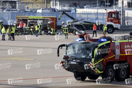 Notfallübung am Flughafen Köln/Bonn