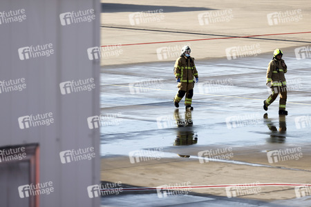 Notfallübung am Flughafen Köln/Bonn