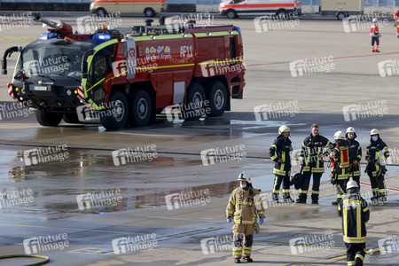 Notfallübung am Flughafen Köln/Bonn