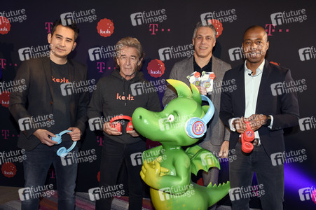 Peter Maffay beim Fototermin mit Telekom und Kekz in München