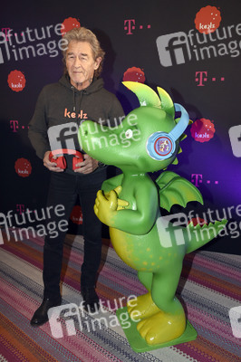 Peter Maffay beim Fototermin mit Telekom und Kekz in München