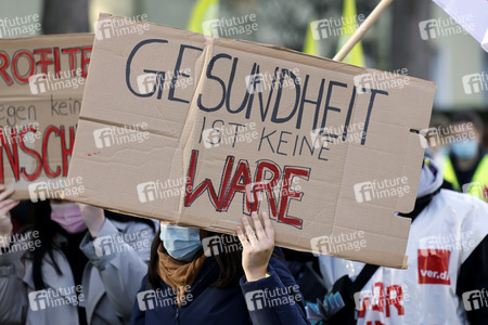 Streik der Beschäftigten der Uniklinik Köln