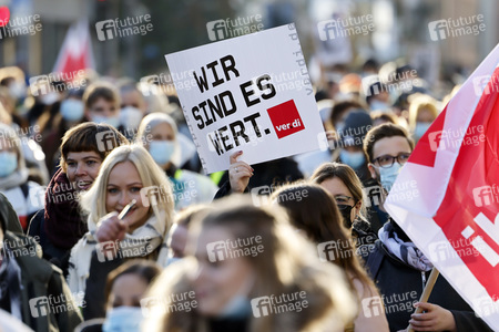 Streik der Beschäftigten der Uniklinik Köln