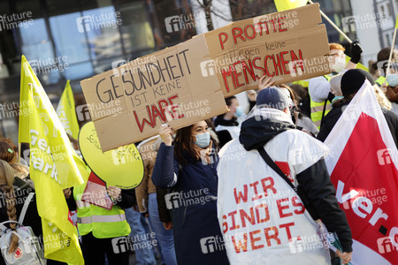 Streik der Beschäftigten der Uniklinik Köln