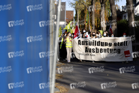 Streik der Beschäftigten der Uniklinik Köln